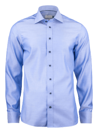 J.Harvest & Frost Gb01 Twill Non-iron Regular Skjortor Herr Blå 5XL 51/52