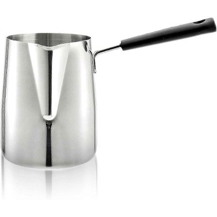 Mjölk Smör Värmare Kastrull, 1000ml Turkisk Kaffekanna, Stor Spis Smältande Kokande Kastrull med Pip, Cezve Ibrik Briki Grekisk Arabisk Kaffebryggare 