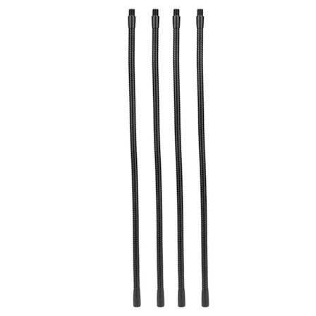 4 stk Svanehals Lampe Slange Aluminium 10mm Kaliber Fleksibel Bordlampe Slange Belysningsarmaturer 40cm