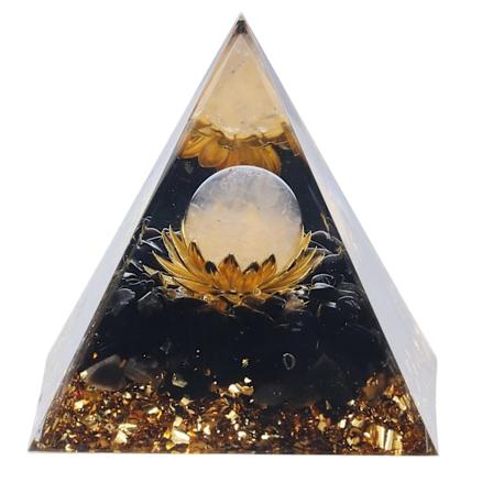 Orgoninen parantava pyramidi, energiatasapaino, positiivinen voimakivipyramidi, koriste meditaatioon, makuuhuoneeseen, toimistoon
