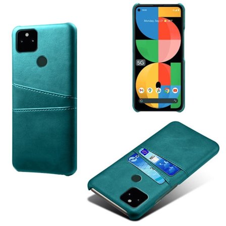 Google Pixel 5a skal med korthållare - Grön