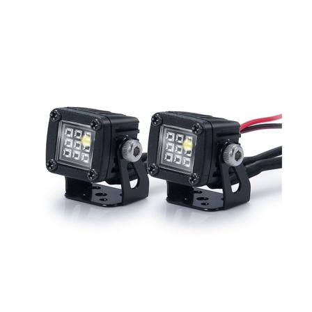 LED-lys Lyse Frontlykter Spotlight For 1/10 RC Crawler Bil Trx4 Axial Scx10 90046 Wraith Rr10 V