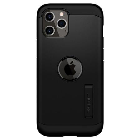 Iphone 12 / 12 Pro - Spigen Tough Armor Skal - Svart Black Svart