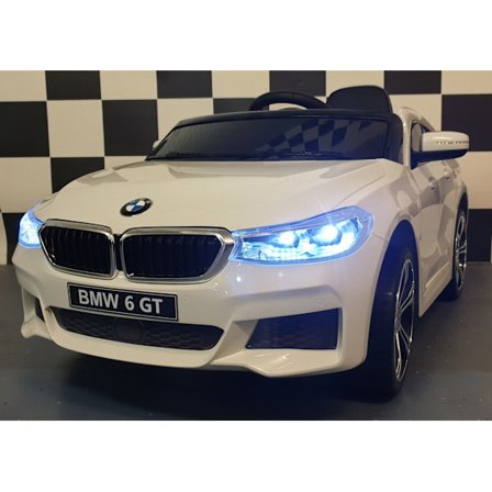 Batteribil BMW GT 12 volt 2,4G fjärrkontroll vit