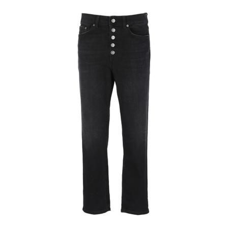 Dondup - Boyfriend Jeans - Svart - Dam - Storlek: W29, Dam, Storlek: W29