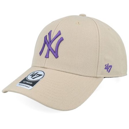 47 Brand - MLB Beige adjustable Keps - New York Yankees MLB Mvp Cap Khaki Adjustable @ Hatstore