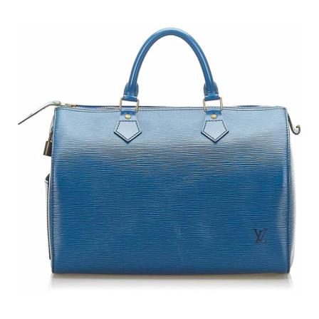 Louis Vuitton Vintage Pre-owned Handbags Blå, Dame Vintage Tasker, Størrelse: ONE Size