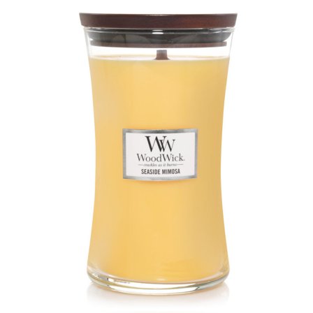 Woodwick Hourglass Candles Seaside Mimosa 610gr - Candela Profumata