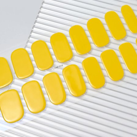 16 Tips Semi-Härdade Gel Nagelstickers Ren Färg UV/LED Lampa Gel Nagellack Wraps Långvarig Full Täckning Gel Sticker Nageldekoration##