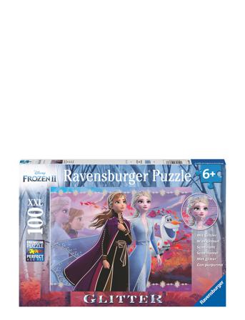 Frozen 2 Strong Sisters 100P Glitter Toys Puzzles And Games Puzzles Classic Puzzles Multi/mönstrad Ravensburger