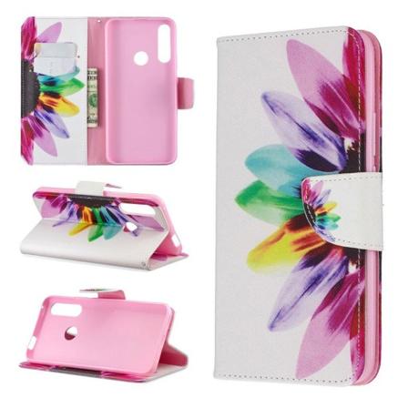 Wonderland Huawei P Smart Z etui - Kronblademønster Multicolor