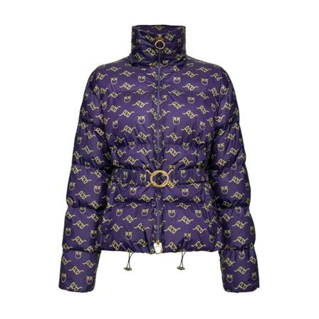 Pinko, Winter Jackets Paars, Dames, Maat:S