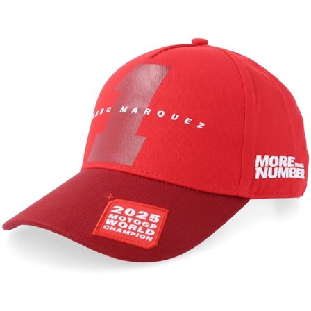 Moto GP - Motor Rot adjustable Cap - Ducati World Champion 25 Marquez Red A-Frame Adjustable @ Hatstore