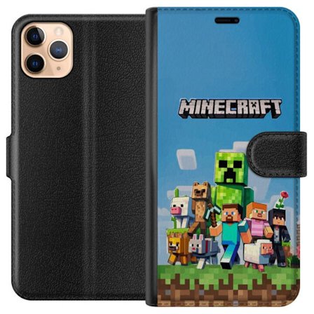 Kompatibelt Plånboksfodral till Apple iPhone 11 Pro Max Pixelvärld med djur