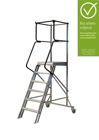 Laggo 5120 Plattformstige 120 cm 120 cm, Stiger & stillaser