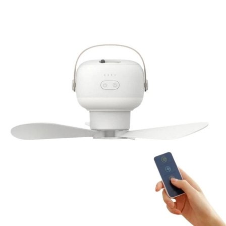 Bærbar Tak vifter 7200mAh Utendørs Camping Vifte Telt Ventilator Kjøler