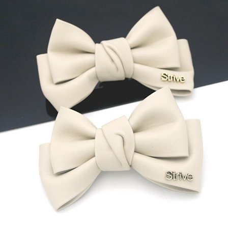 2 stk Skoklips sjarmspenne HVIT STIL 2 STIL 2