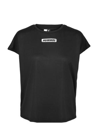 Hmlte Tola Loose T-Shirt T-shirts & Tops Short-sleeved Svart Hummel