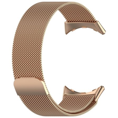 Google Pixel Watch 4 / 3 45 mm Armband Milanese Roséguld