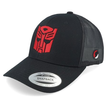 Transformers - Schwarz Trucker Cap - "Autobots Logo Black Trucker " @ Hatstore