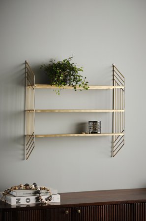 Jotex - Vegghylle Messing - WILLIE - Kjøp Hyller hos Jotex