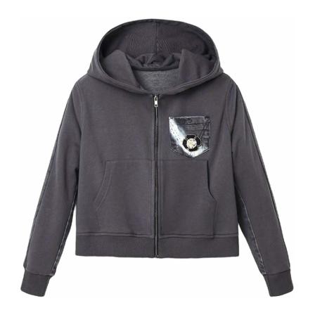 Desigual Sweatshirts & Hoodies Grå, Dame