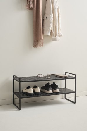 Jotex - Skohylle Svart matt svart - NOLAN - Kjøp Skohylle hos Jotex