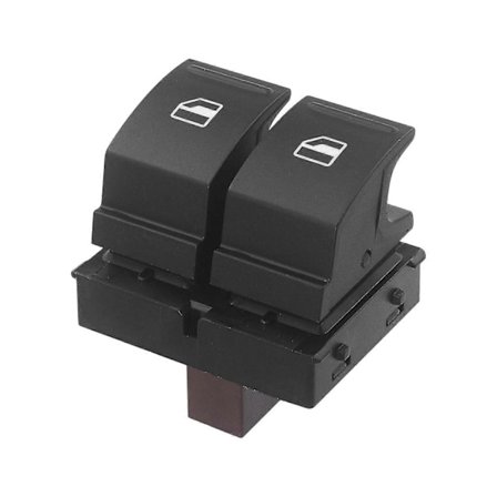 Elektrisk Kontroll Strømvindu Knapp Bryter Erstatning, For Skoda Fabia Octavia Fabia 2 Roomster, Elektrisk Kontroll Strømvindu Knapp Bryter Svart 1 