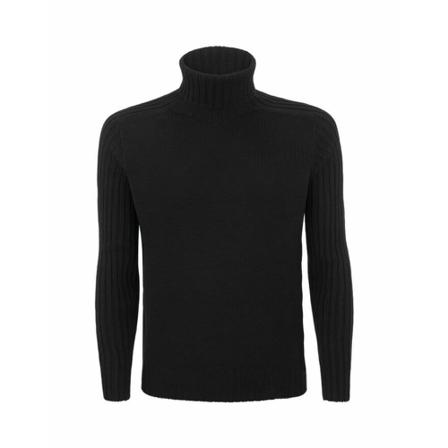 Tagliatore Turtleneck Jumper Sort, Herre Rullekraver