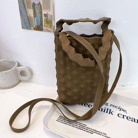 Strikket håndveske skulder-crossbody-veske 16 16