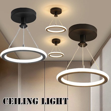 Modern Pendelljus Svart Bar Lampa Rum Inredning