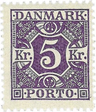 Danmark 1924 - Portomærke AFA 16 - Ubrugt