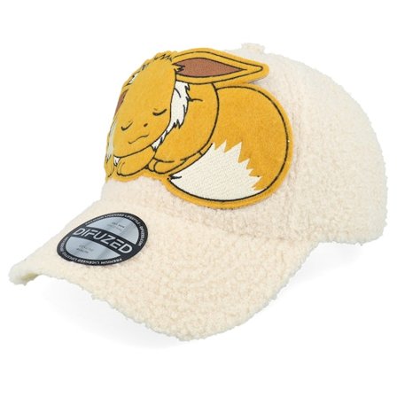 Difuzed - Béžová adjustable Kšiltovka - Pokémon Wo Cap White Adjustable @ Hatstore