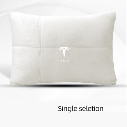 Passar till Tesla MODEL3/MODELY/MODELX nackstöd ländryggsstöd - Tesla [off white] ländryggsstöd/1