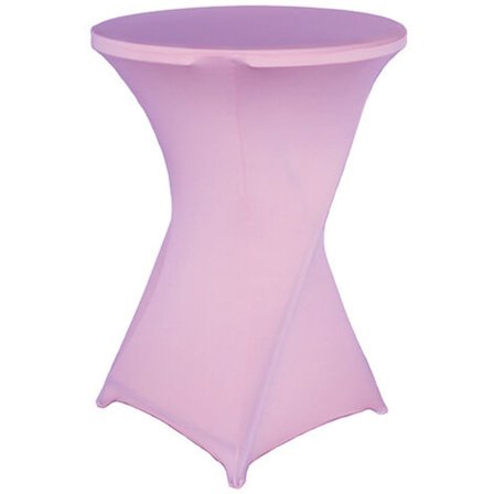 Bistrobordsskydd - Ät Stående - Dekorativ Cocktail - Stretch Spandex (rosa)