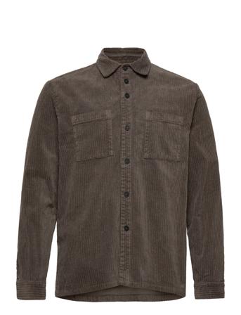 Whiting Overshirt Penn Cord Overshirts Brun Wax London