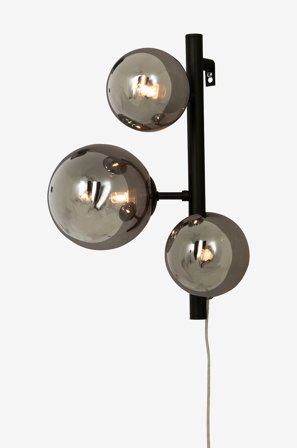 Aneta Lighting - Seinävalaisin Molekyl - Musta - Seinävalaisimet - - Homeroom