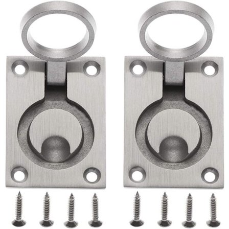 2-pak lukehåndtak, lukehåndtak, skjult skaphåndtak i rustfritt stål, til båt, yacht