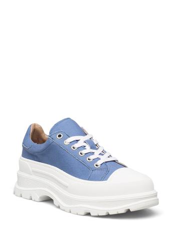 Biafelicia Laced Up Shoe Matalavartiset Sneakerit Tennarit Sininen Bianco