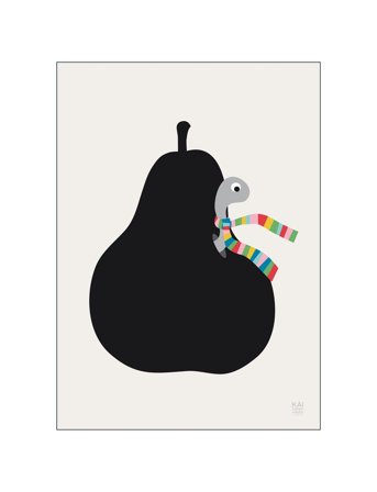 Poster & Frame Peach - Multi/patterned - 50X70CM