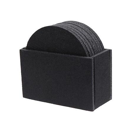 8 stk Filt Kosedyner Tykkere Ikke-vevd Stoff Varmeisolasjon Plassmatte Vann Absorpsjon For Hjem (svart)Svart10*10cm Black 10*10cm
