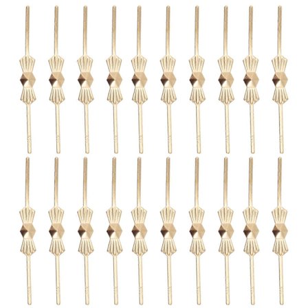 200 st Metall Kronljuskrona Kontakter Fästning Fluga Stift Kristaller Pärldelar