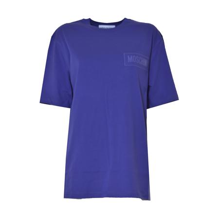 Moschino, T-Shirts Niebieski, Mężczyzna, Rozmiar: S