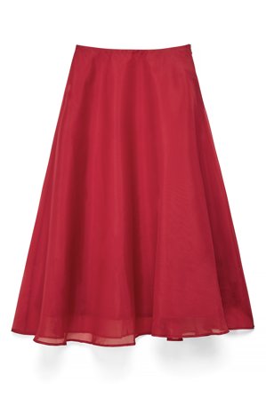 Pelin x NA-KD - Midiskjørt i organza - Midiskjørt - Rød - EU 32