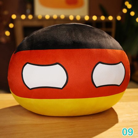 10 cm Country Ball Plyschlelu Polandball hänge Countryball xZ