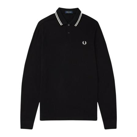 Fred Perry Twin Tipped Pole , Zwart , Heren , Maat: 3XL Hoodies & sweatvesten