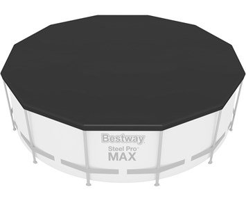 Bestway-12'/3.66m Round Pool Cover-Overtrekk for Bestway overjordiske bassenger 3,66 m-Toys & Vehicles-Bassenger og bassengutstyr