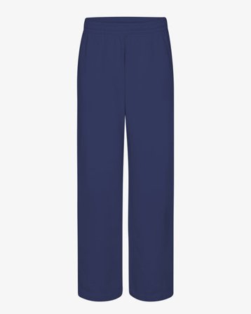 Organic Straight Leg Sweatpants - Marine Blue - Female - XL