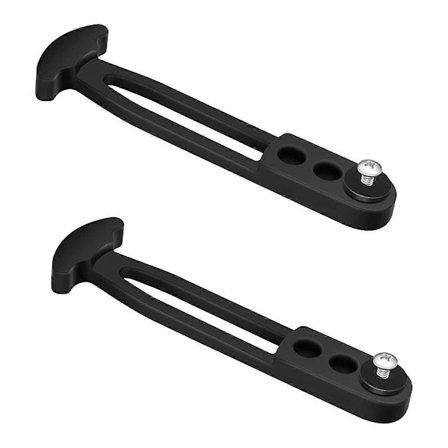 2-pakning Teleskopstige Gummibånd Feste Lås Belte Justerbar 3-Hulls for Pontonger