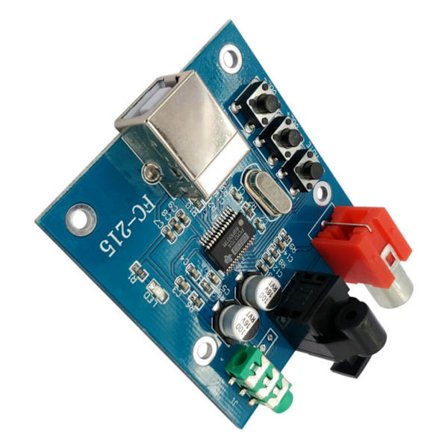 Purettu levy PCM2704 USB HiFi-äänikorttiin Purettu levy Analoginen lähtö USB Purettu siru Koaksiaalikuitu Analoginen